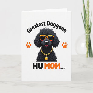 Carte Canine Refroidissante en Faux Feuille