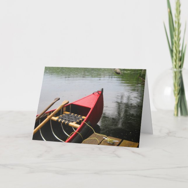 Carte Canoe Red Boat (Devant)