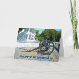 Carte Canon du Fort Mackinac à l'anniversaire de l'île M