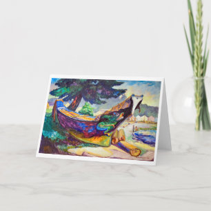 Carte Canot de guerre indien Emily Carr