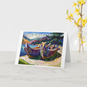 Carte Canots de guerre Emily Carr