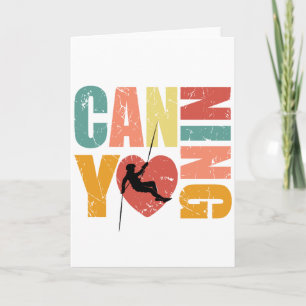 Carte Canyoneering I Love Canyoning Rappelling Lover