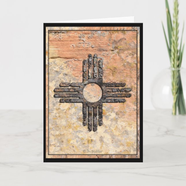 Carte Canyons de discussion du Symbole Soleil Zia du Nou (Devant)