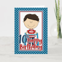 Capable Boy avec Walker - Joyeux 10e anniversaire