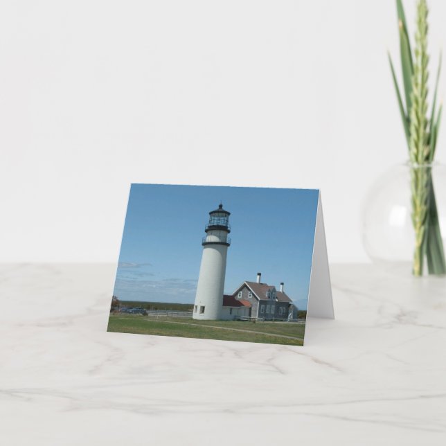 Carte Cape Cod, phare de Highland (Devant)