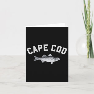 Carte Cape Cod Striper Striped By Fun Fun Fishing Design