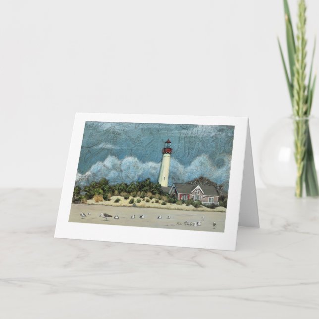 Carte Cape May Lighthouse Painting, New Jersey (Devant)