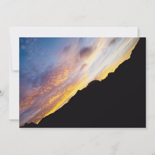 Carte Cape Verde Coucher de soleil abstrait Diagonal Mon (Devant)