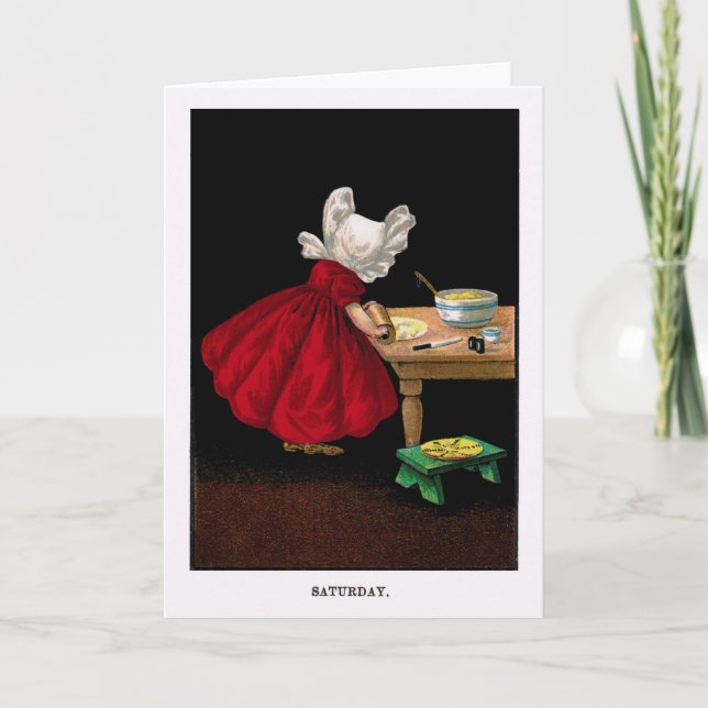 Carte Capeline tôt Sue de samedi des années 1900 (Devant)