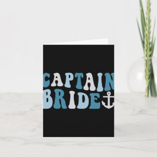 Carte Capitaine Bride croisière Super Bachelorette nauti