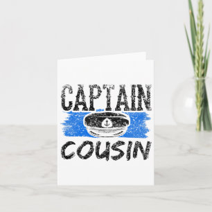 Carte Capitaine Cousin Bateau d'équipage