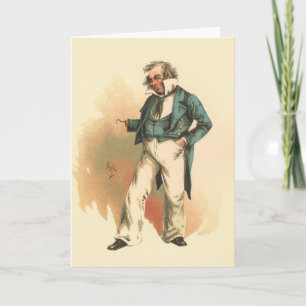 Carte Capitaine Cuttle de Dombey et Son
