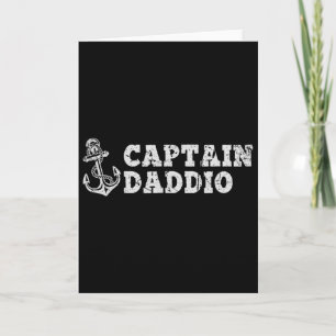 Carte Capitaine Daddio Voile Bateau Bateau Vintage Ancre