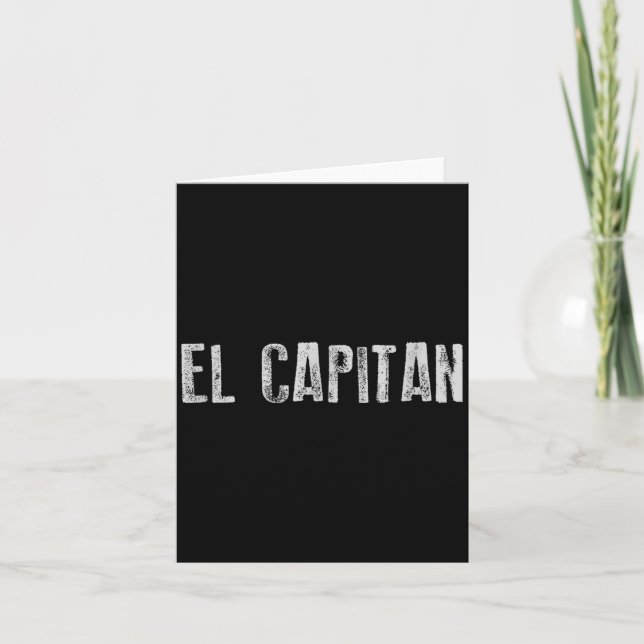 Carte Capitaine de bateau El Catan (Devant)