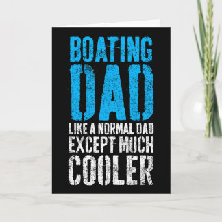 Carte Capitaine de bateau Papa de bateau Fête des Pères