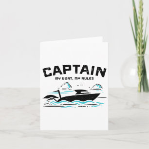 Carte Capitaine de mon bateau Règles Ponton Propriétaire
