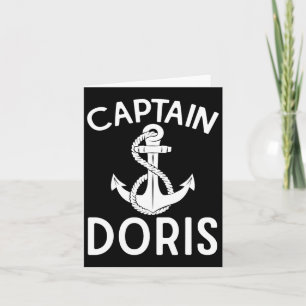 Carte Capitaine Doris Ancre Bateau Bateau Bateau Bateau