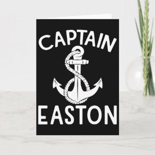 Carte Capitaine Easton Ancre Yacht Bateau Bateau Navire