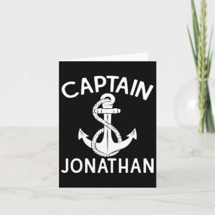 Carte Capitaine Jonathan Bateau Ancre bateau bateau bate