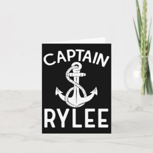 Carte Capitaine Rylee Bateau Ancre Bateau Bateau Bateau