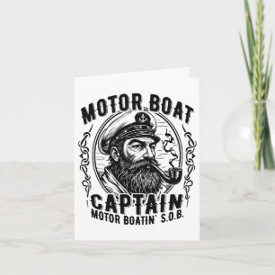 Carte Capitaine Vintage Pontoon De La S.o.b.