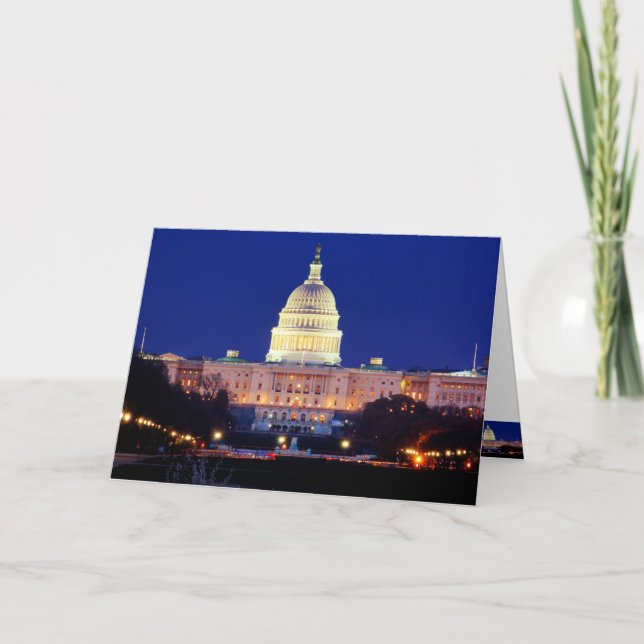 Carte Capitol des Etats-Unis de Washington DC au (Devant)