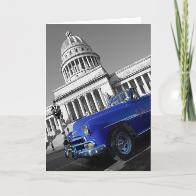 Carte Capitolio Old Blue Car (Devant)
