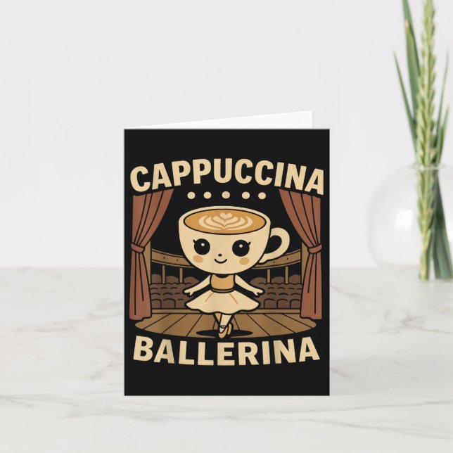 Carte Cappuccina Ballerina Cappuccino Ballerina (Devant)