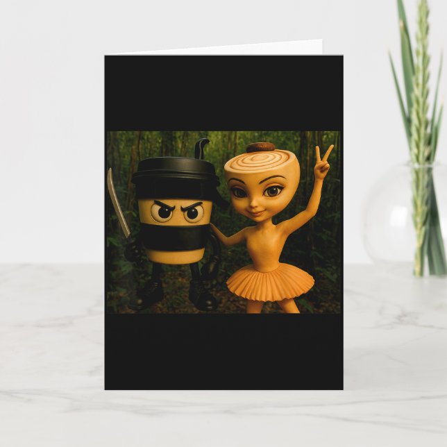 Carte Cappuccino Ballerine Brainrot Italien I (Devant)