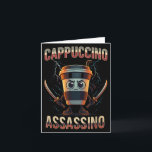 Carte Cappuccino Ino drôle mème surréaliste italien Brai<br><div class="desc">Cappuccino Ino drôle mème surréaliste italien Brainrot</div>