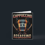 Carte Cappuccino Ino drôle mème surréaliste italien Brai<br><div class="desc">Cappuccino Ino drôle mème surréaliste italien Brainrot</div>