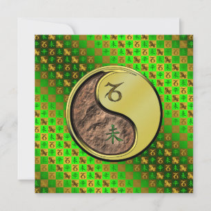 Carte Capricorne et chèvre métallique