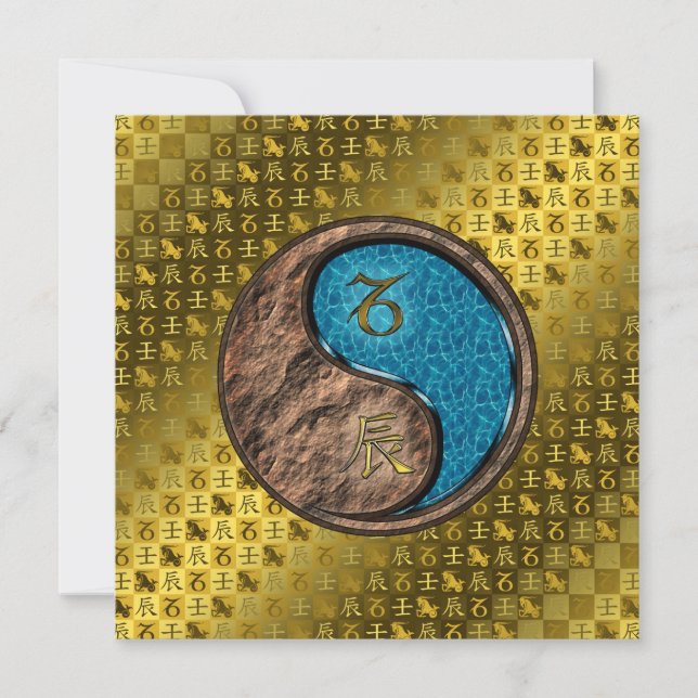 Carte Capricorne et Dragon d'eau (Devant)