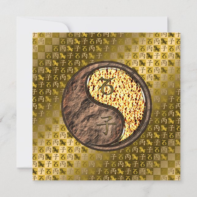 Carte Capricorne et rat de feu (Devant)