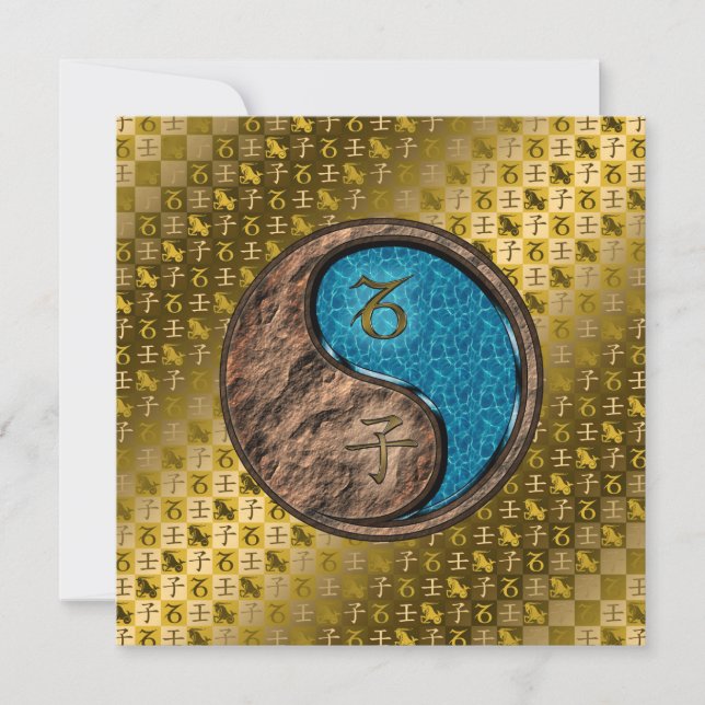 Carte Capricorne et Rat d'eau (Devant)