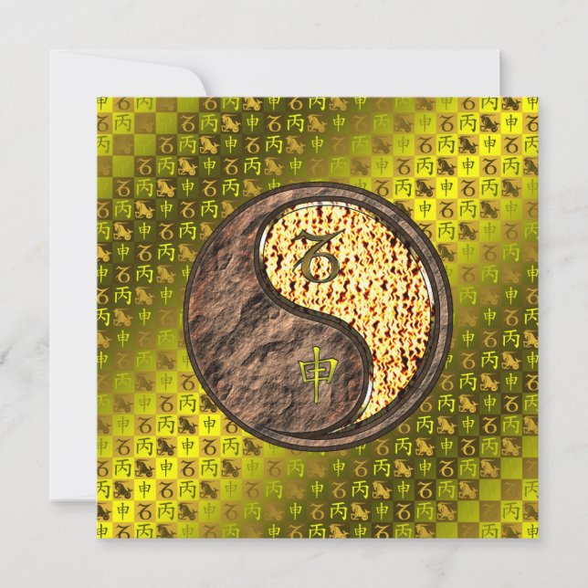 Carte Capricorne et singe du feu (Devant)