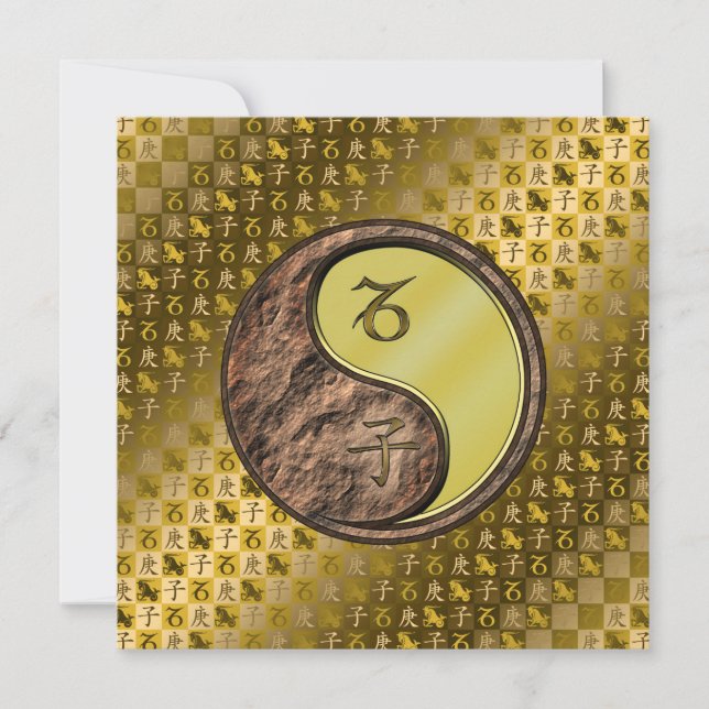 Carte Capricorne & Rat de Métal (Devant)