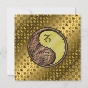 Carte Capricorne & Rat de Métal