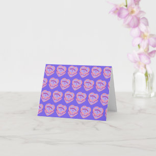 Carte Capricorne Zodiac Coquette Coeur gâteau d'annivers