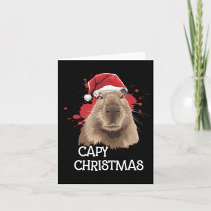 Carte Capy Noël Noël Noël Noël Noël chapeau de Noël Paja