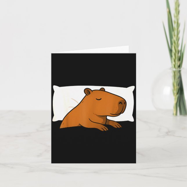 Carte Capybara Favorite Sleepshirt Sleeng Pajamas Boys G (Devant)