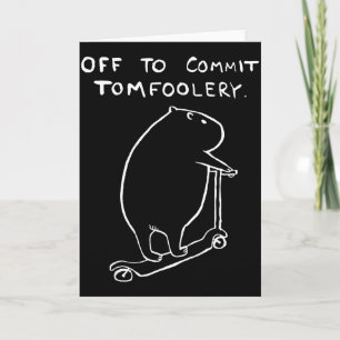 Carte Capybara Partir Pour Faire Des Bêtises