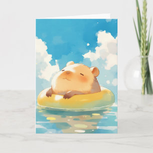 Carte Capybara Retraite pacifique