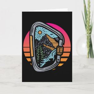 Carte Carabiner Nature Randonnée Bloc Escalade Blocs
