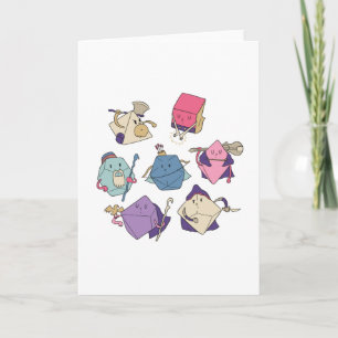 Carte Caractères de dés