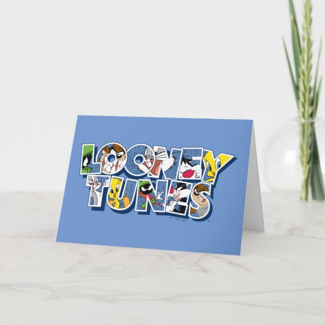 Carte Caractères LOONEY TUNES™ en lettres (Devant)