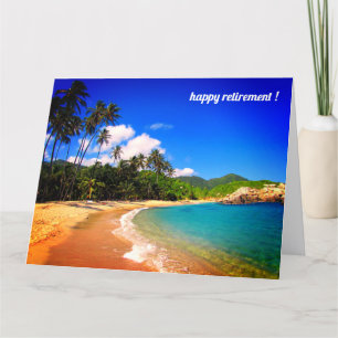 Carte caraïbes à la retraite brillant grand