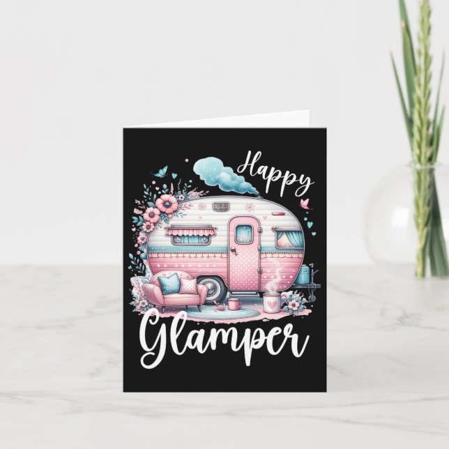 Carte Caravane de Glamper très agréable Camping Glamping (Devant)