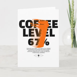 Carte Carburant du matin Café Rétro 67 Tasse Motivation 