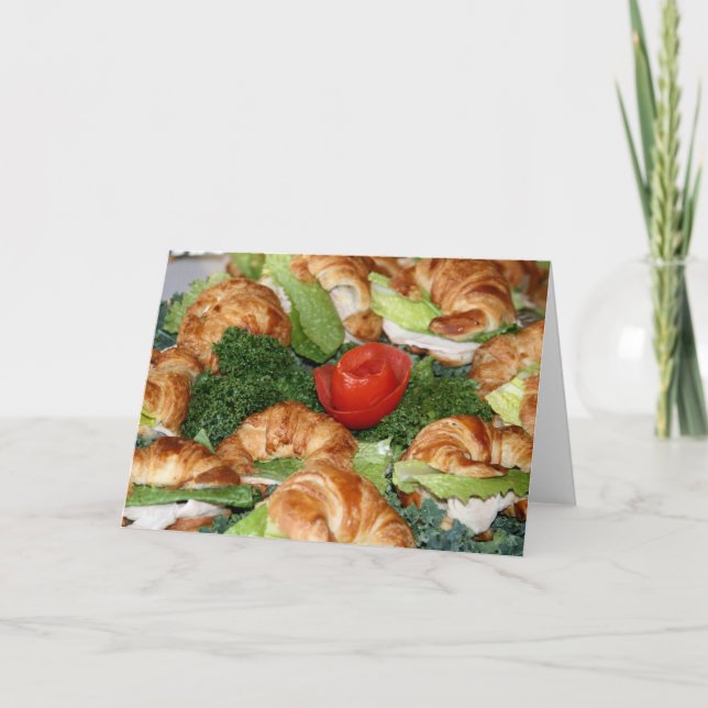 Carte Card, "Croissant Sandwiches # 2" (Devant)